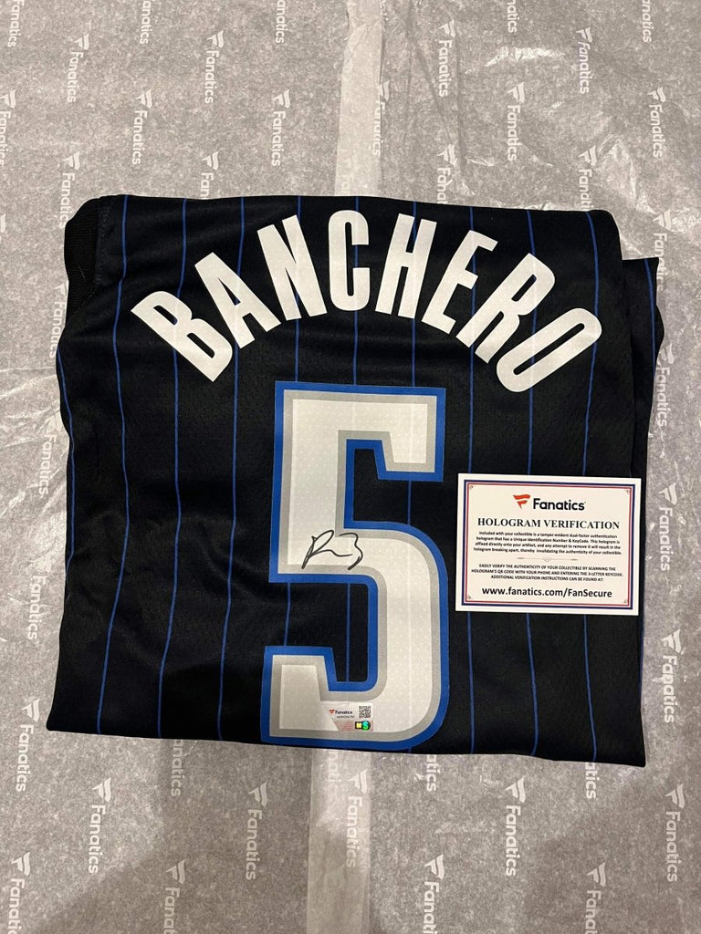 Paolo Banchero Orlando Magic Autographed Black Nike 2022-2023 Icon Swingman Jersey - Fanatics Authentic Certified - EJ Cards