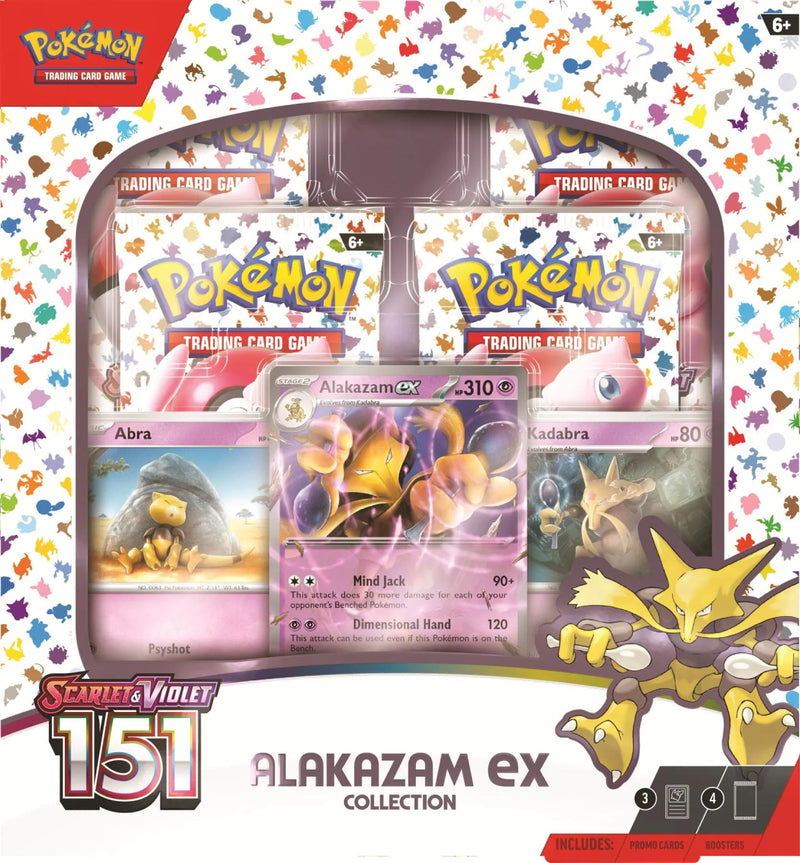 Pokemon Scarlet & Violet: 151 Alakazam ex Box (Pre order 6 Oct) - EJ Cards