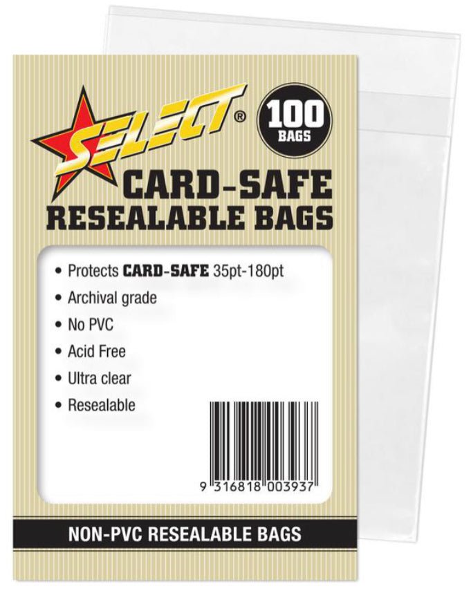Select Card Safe / One Touch Resealable Bags - EJ Cards