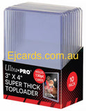 Ultra PRO 3" X 4" 130PT Super Thick Toploader 10ct - EJ Cards