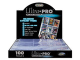 Ultra PRO 9-Pocket Platinum Page for Standard Size Cards (100 pack)
