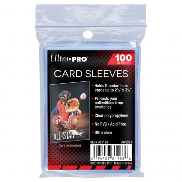 Ultra PRO Soft Card Sleeves (2.5" X 3.5") - 100 pack - EJ Cards